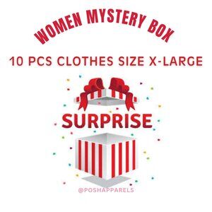 💥$40💥 AMAZING 10pcs Women Clothes Mystery Box size XL (X-LARGE)